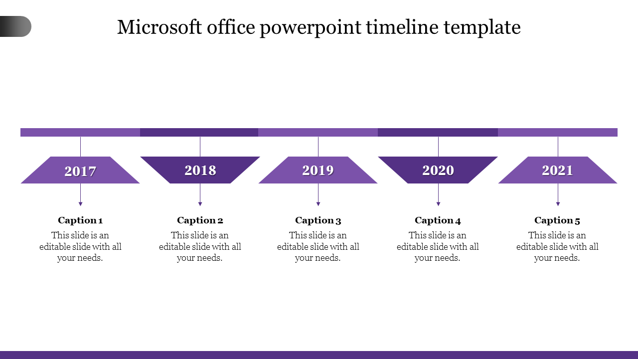 microsoft office powerpoint timeline template-Purple